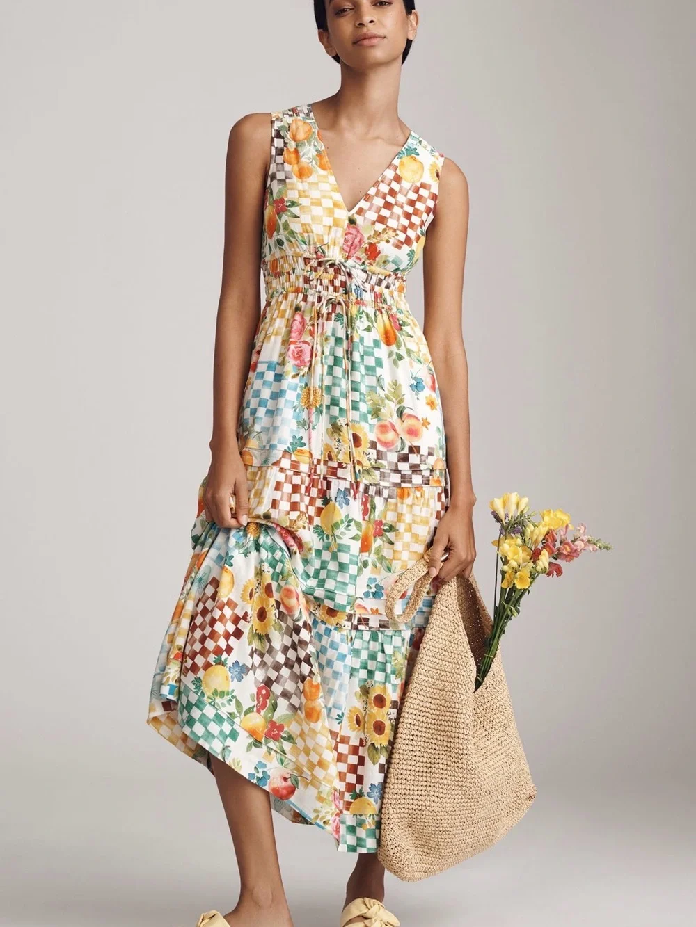 NWT Anthropologie Somerset Linen Sleeveless Maxi Dress - Picture 1 of 4